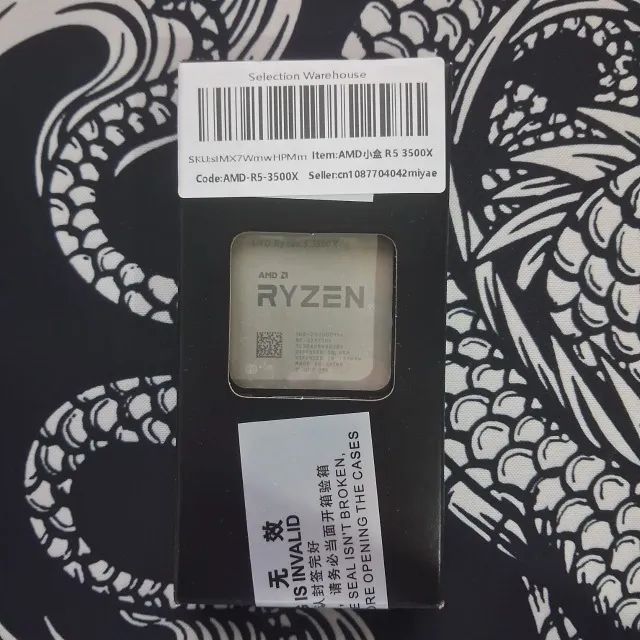 Processador AMD Ryzen 5 3500X - Estado de Zero