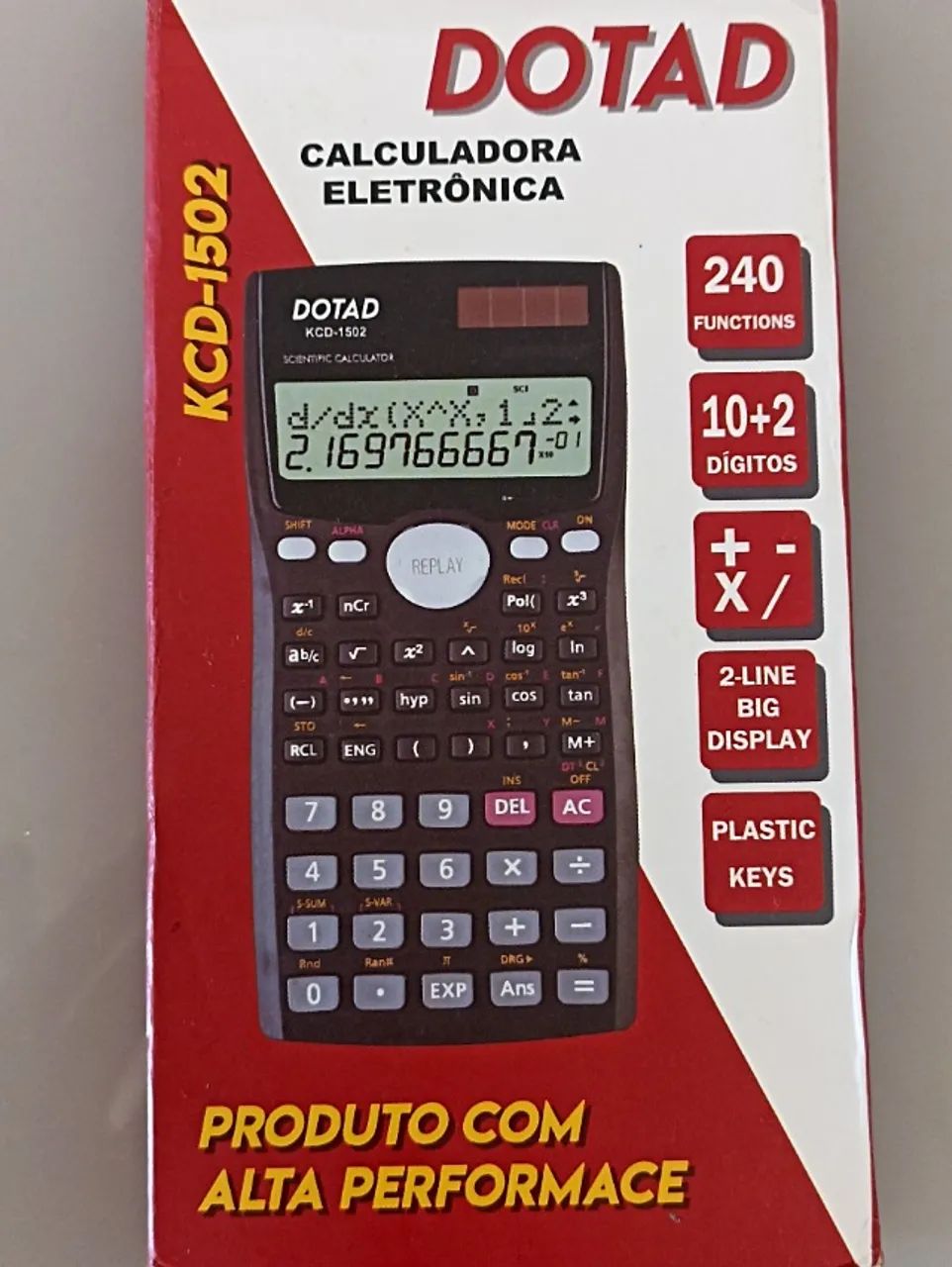 Calculadora Científica KCD-1502 DOTAD - Foto 3