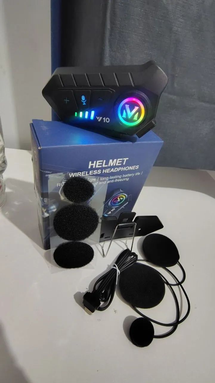 Fones de capacete bluetooth y10 - Foto 3