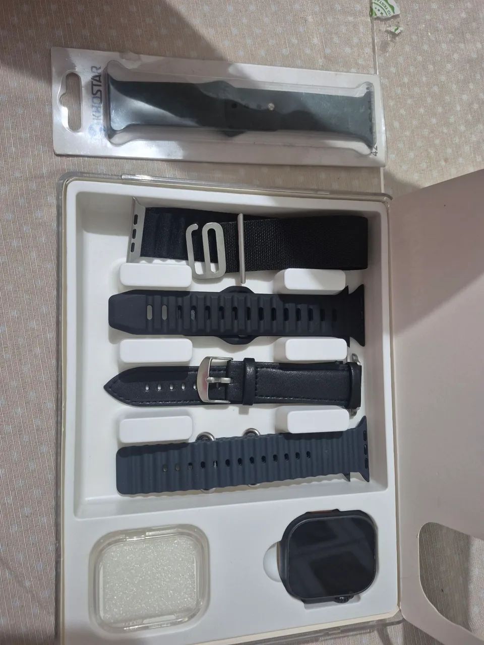 Smartwatch Microwear Ultra AI 3 com 49mm para iOS e Android - Preto - Foto 4