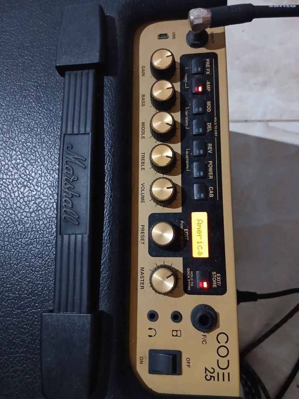 Amplificador Marshall Code 25 - Foto 4