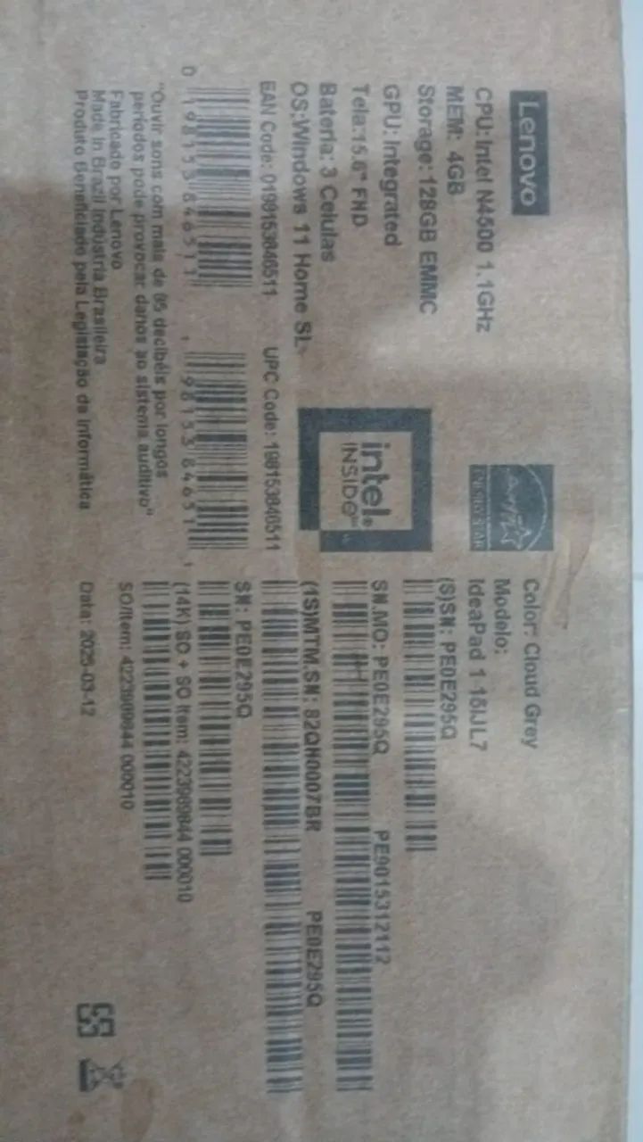 Nootbook ideapad 1 15ijl7 - Foto 3