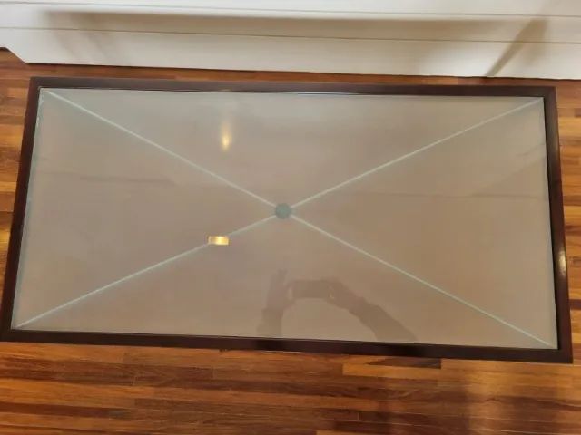 Mesa de centro em estrutura metálica e vidro temperado - Foto 4