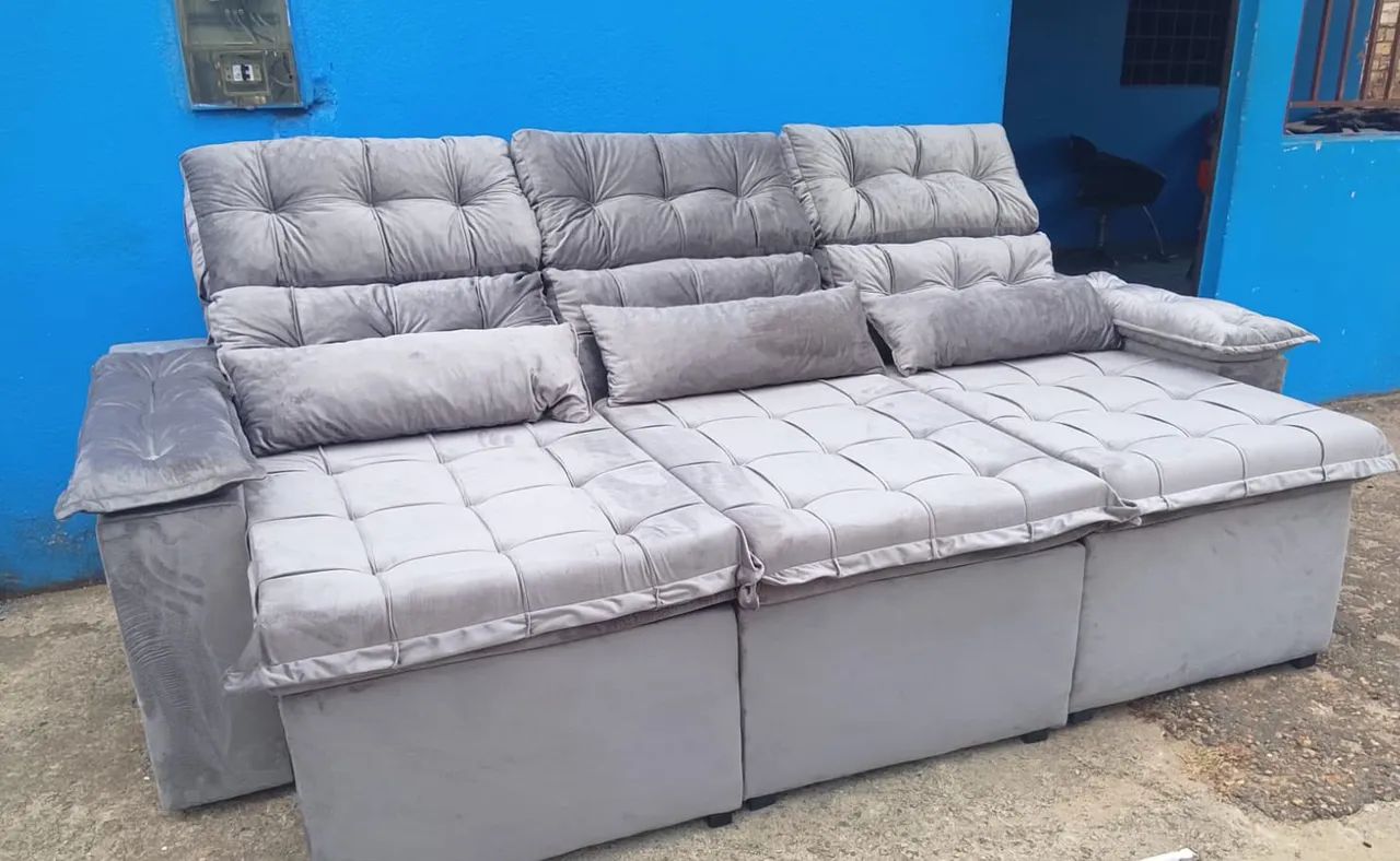 Pronta entrega promoção hoje sofá retrátil luxo 