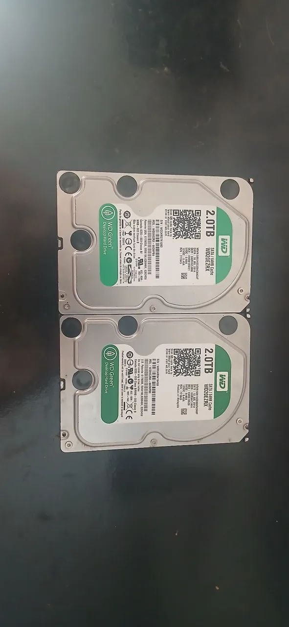 2 HDDs 2TB
