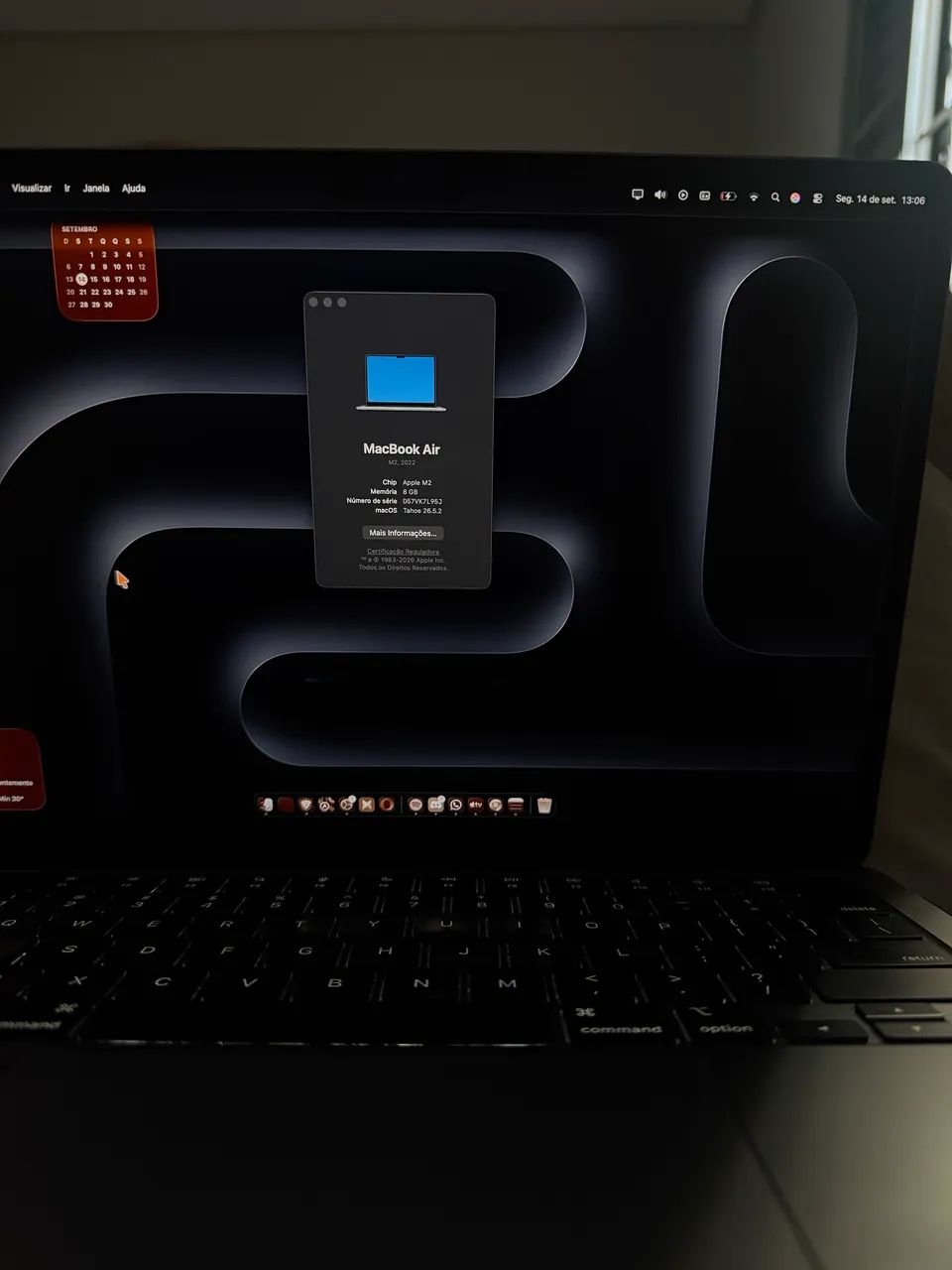 MacBook Air M2 13,6 Pol, 8gb ram 256gb (usado) - Foto 4