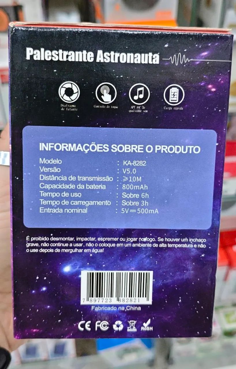 Caixa de Som Bluetooth Astronauta - Foto 3