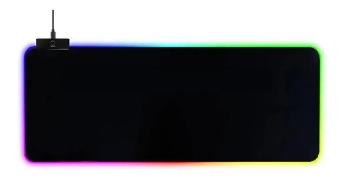 Mouse Pad Gamer Led Color Speed Para Mouse E Teclado 80x30cm - Foto 3