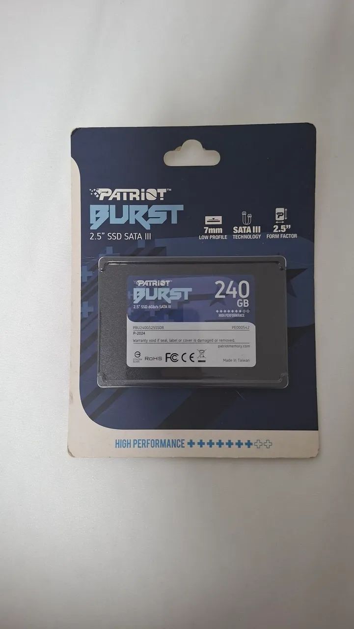 SSD 240GB - Patriot Burst