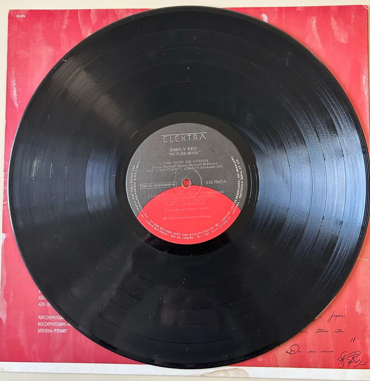 Disco Vinil Simple Red Picture Book Usado - Foto 4
