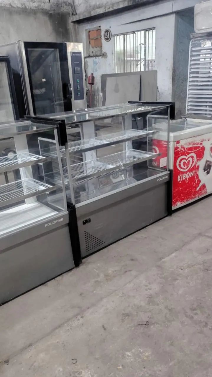 Balcões vitrine, quente, frio e ambiente  - Foto 3