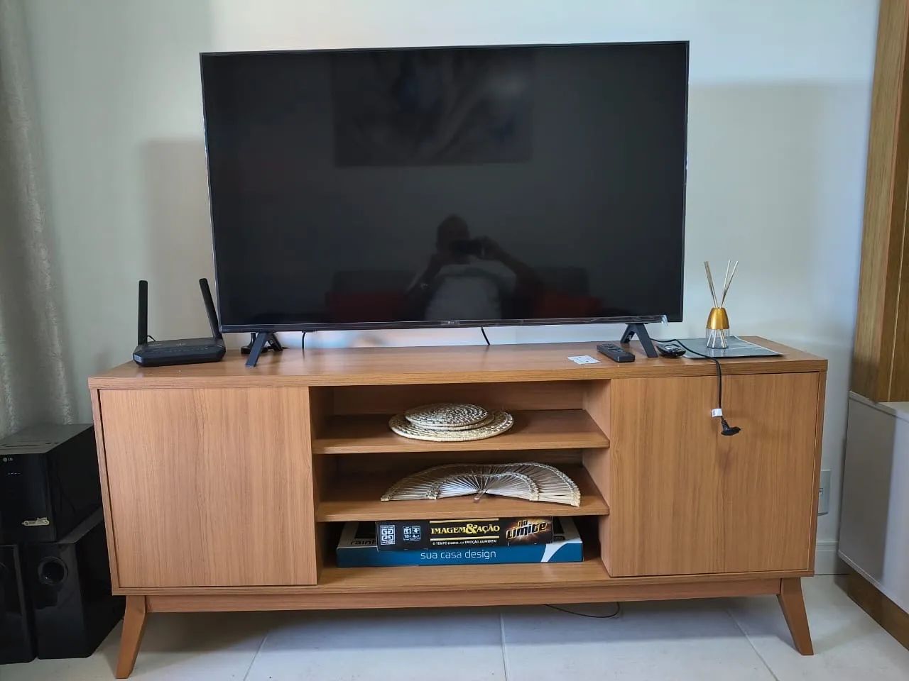 Rack bem conservado 