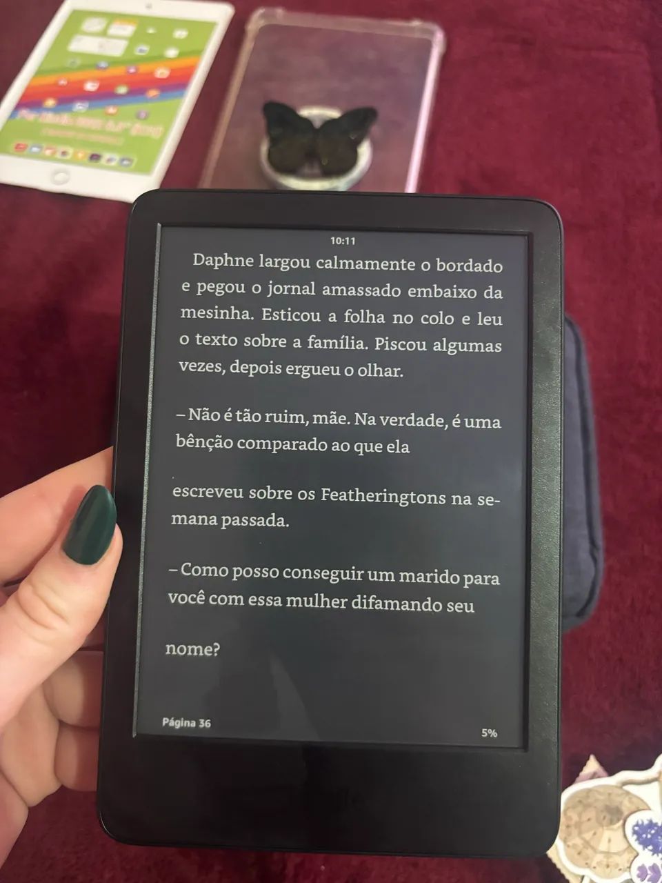 Kindle 11ª Geração Amazon 16GB Preto + Capa e Case de Brinde