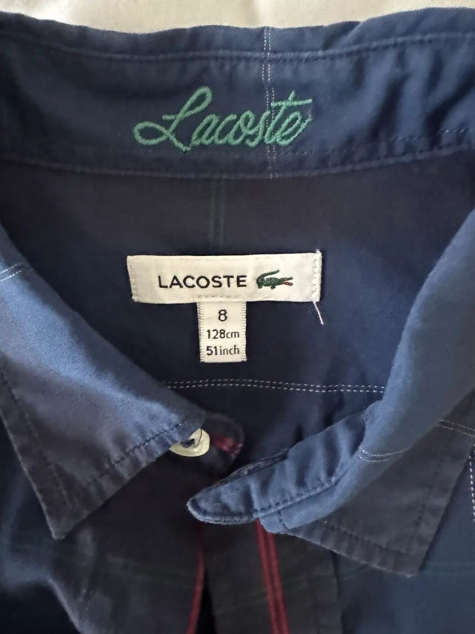 Camisa infantil Lacoste  - Foto 2