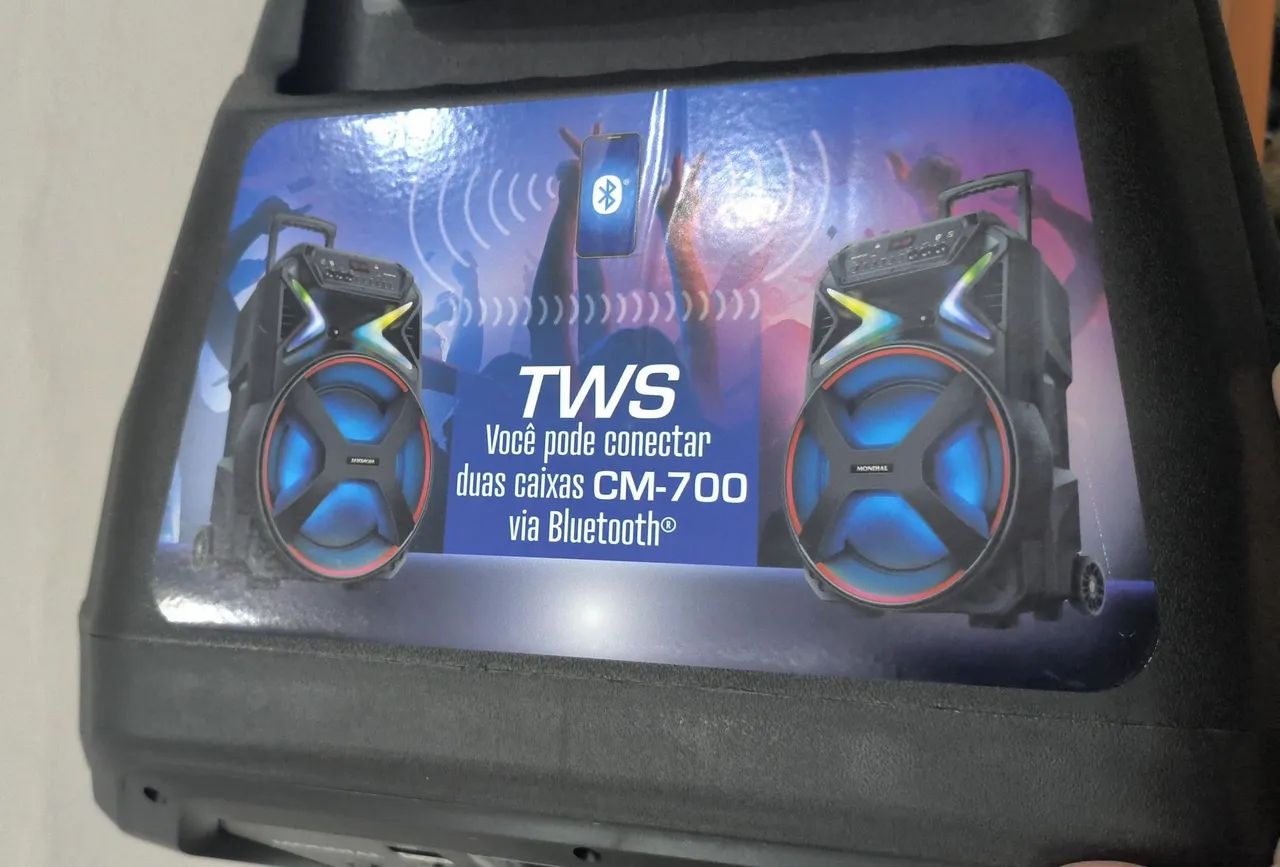 Caixa de Som Mondial Cm700  - Foto 3