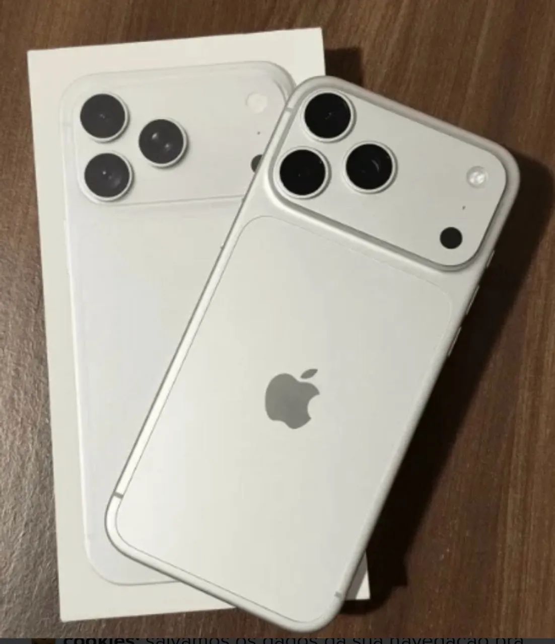 Oportunidade IPhone 18 pro Max silver 1 tb - Foto 2