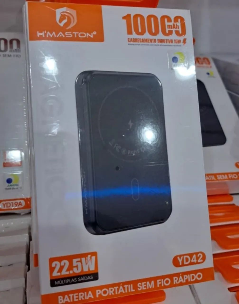 Carregador portátil por indução 