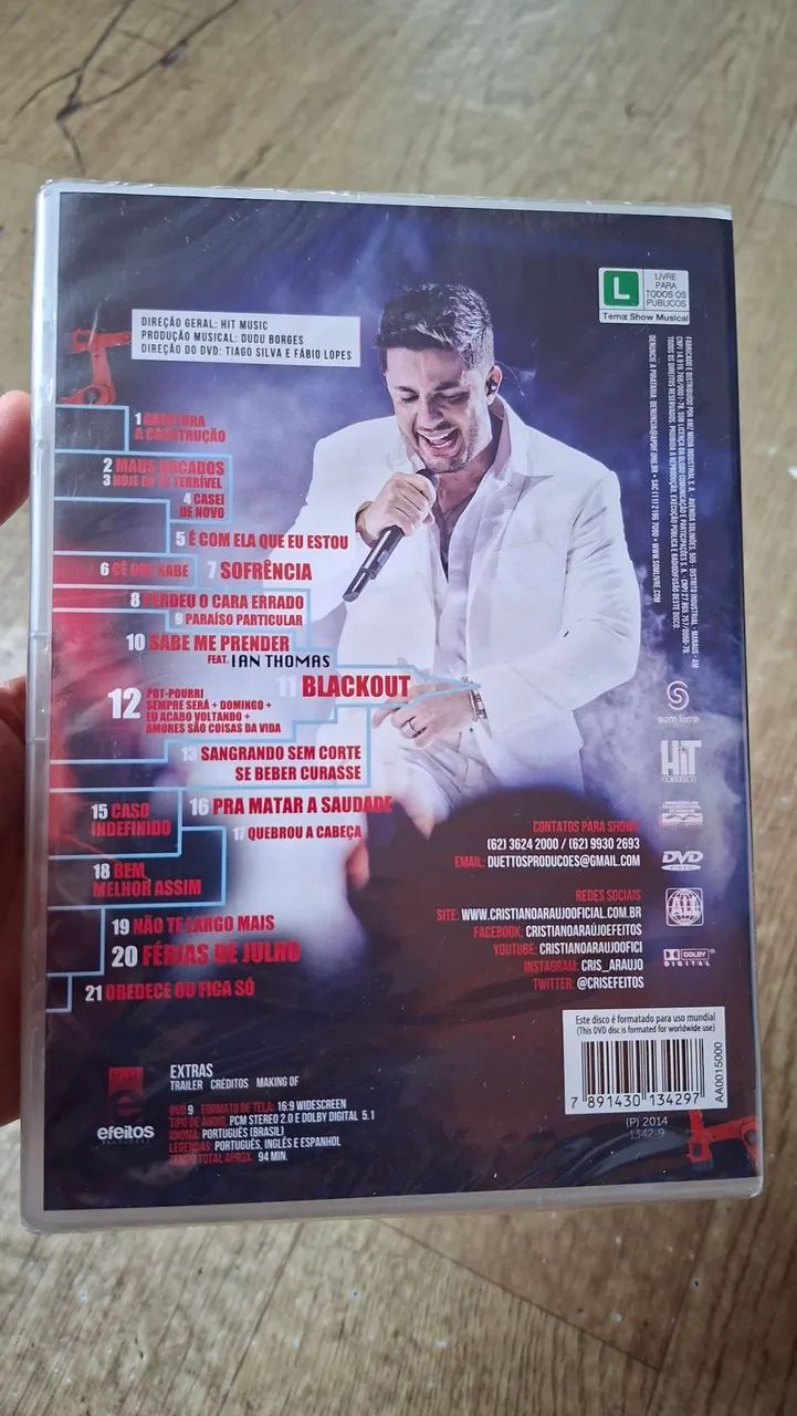 Dvd Cristiano Araújo lacrado - Foto 2