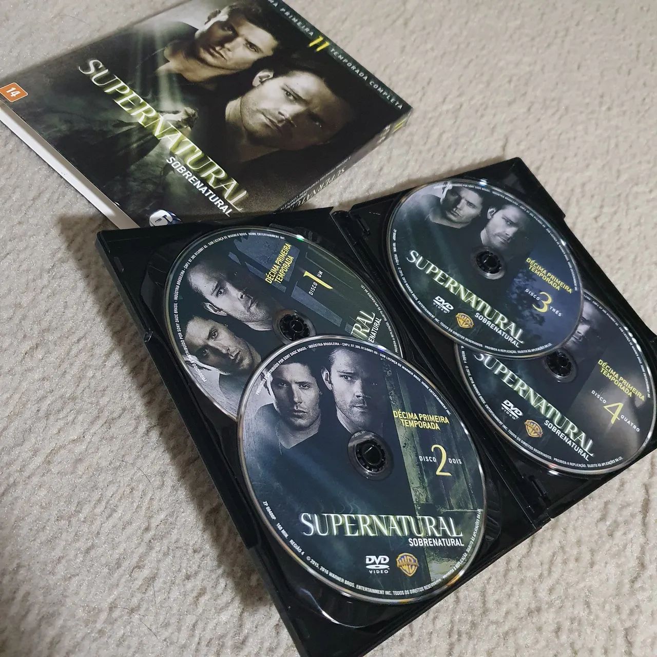 Dvd Supernatural Sobrenatural 11 Temporada Original - CDs, DVDs