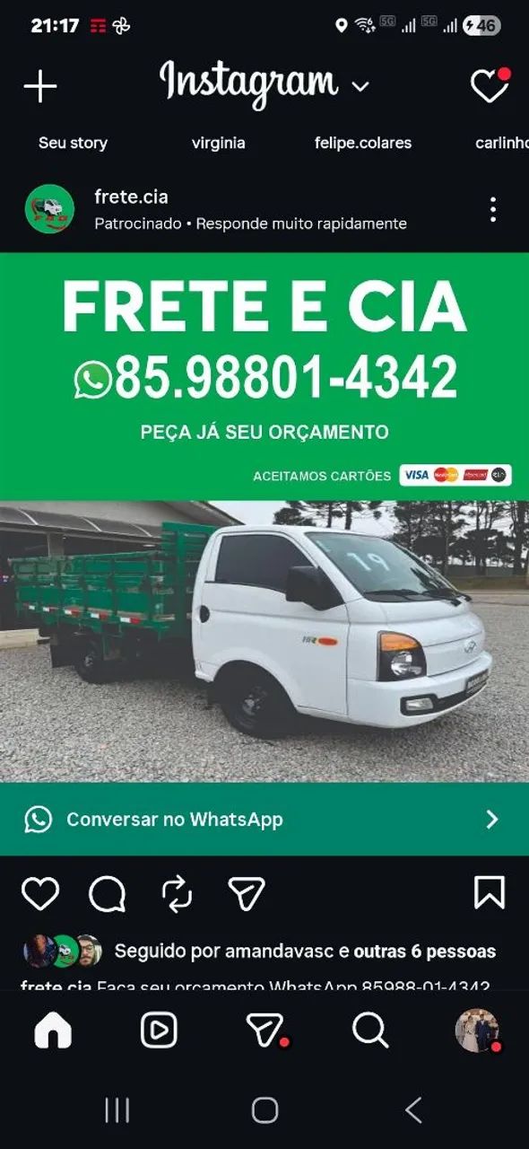 Fretes é mudanças  - Foto 2