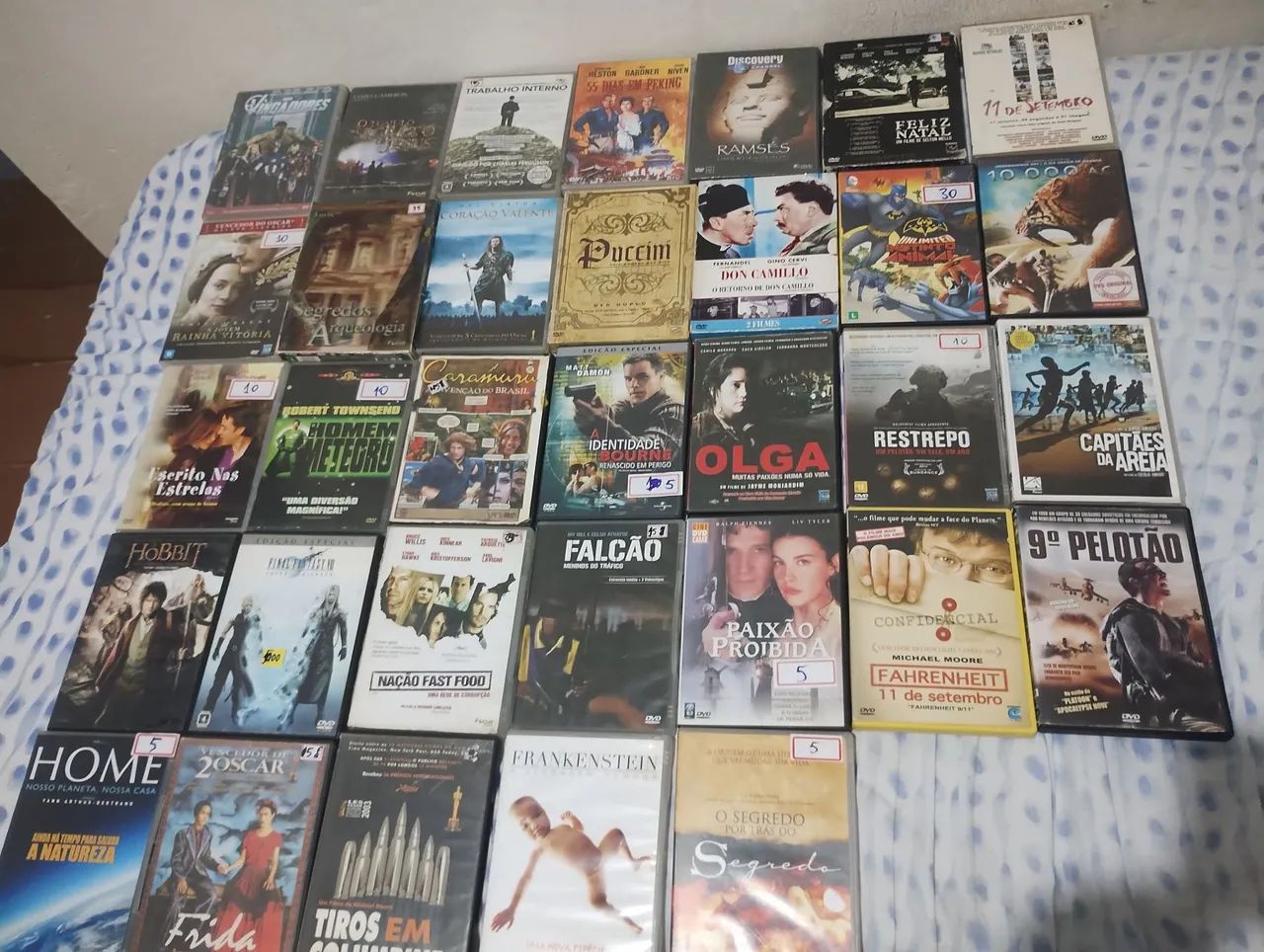 Lote 56 dvds + 1filme 2d bluray +3blu rays 3d no estado  - Foto 2