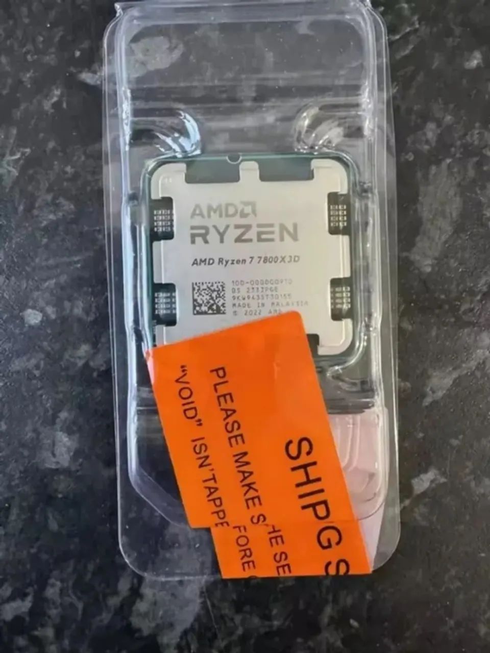 Processador AMD Ryzen 7 7800X3D AM5 (1 unidade)