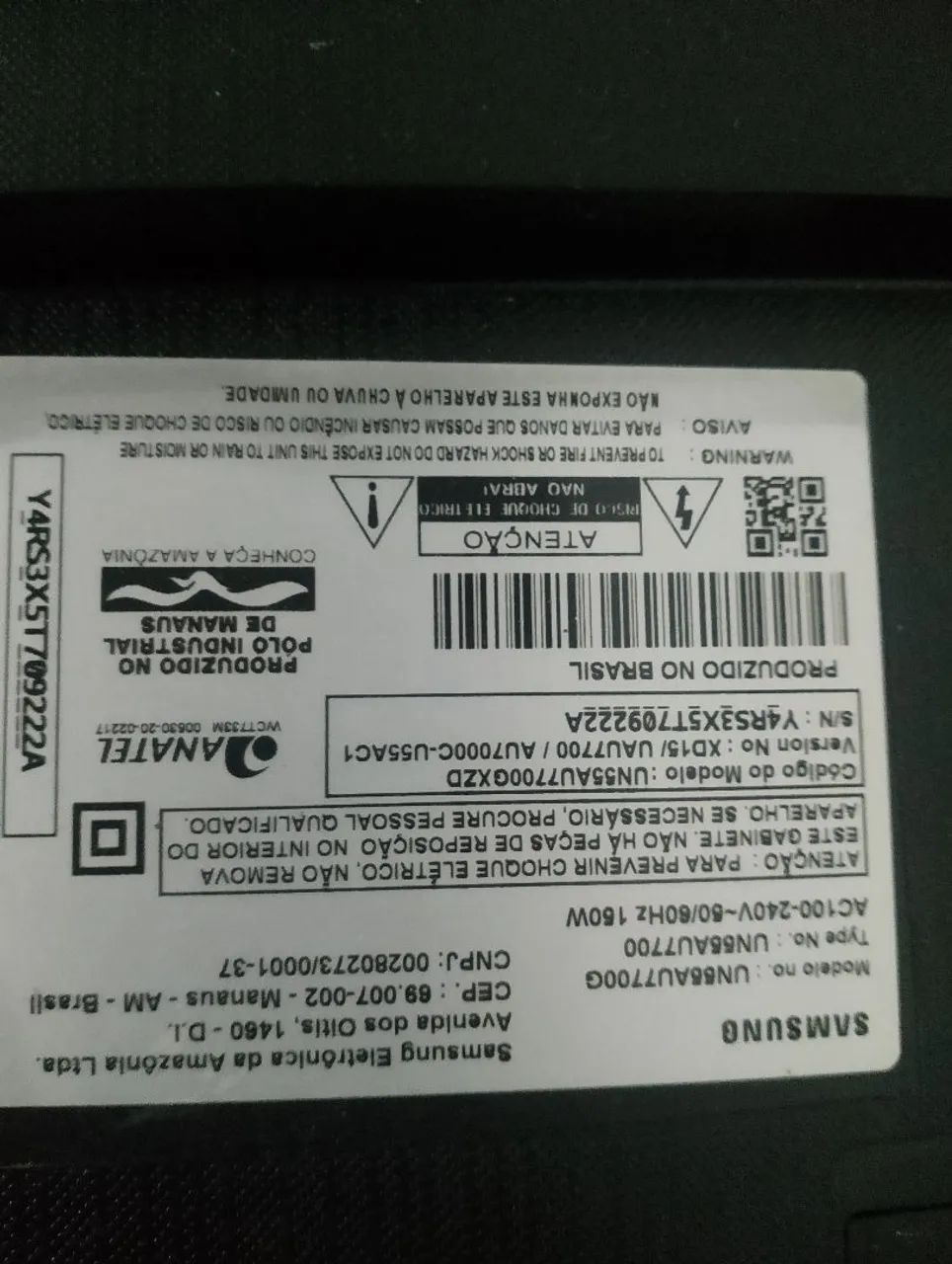 Tv Samsungun 55ua7700g  - Foto 2