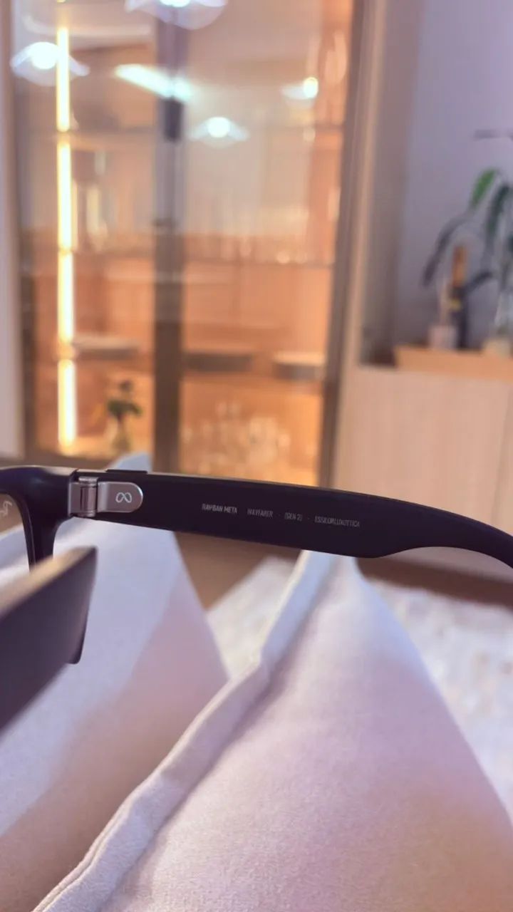 Ray-Ban Meta Wayfarer Gen 2 - Matte Black | Tamanho 50 | Lente Clear - Foto 3