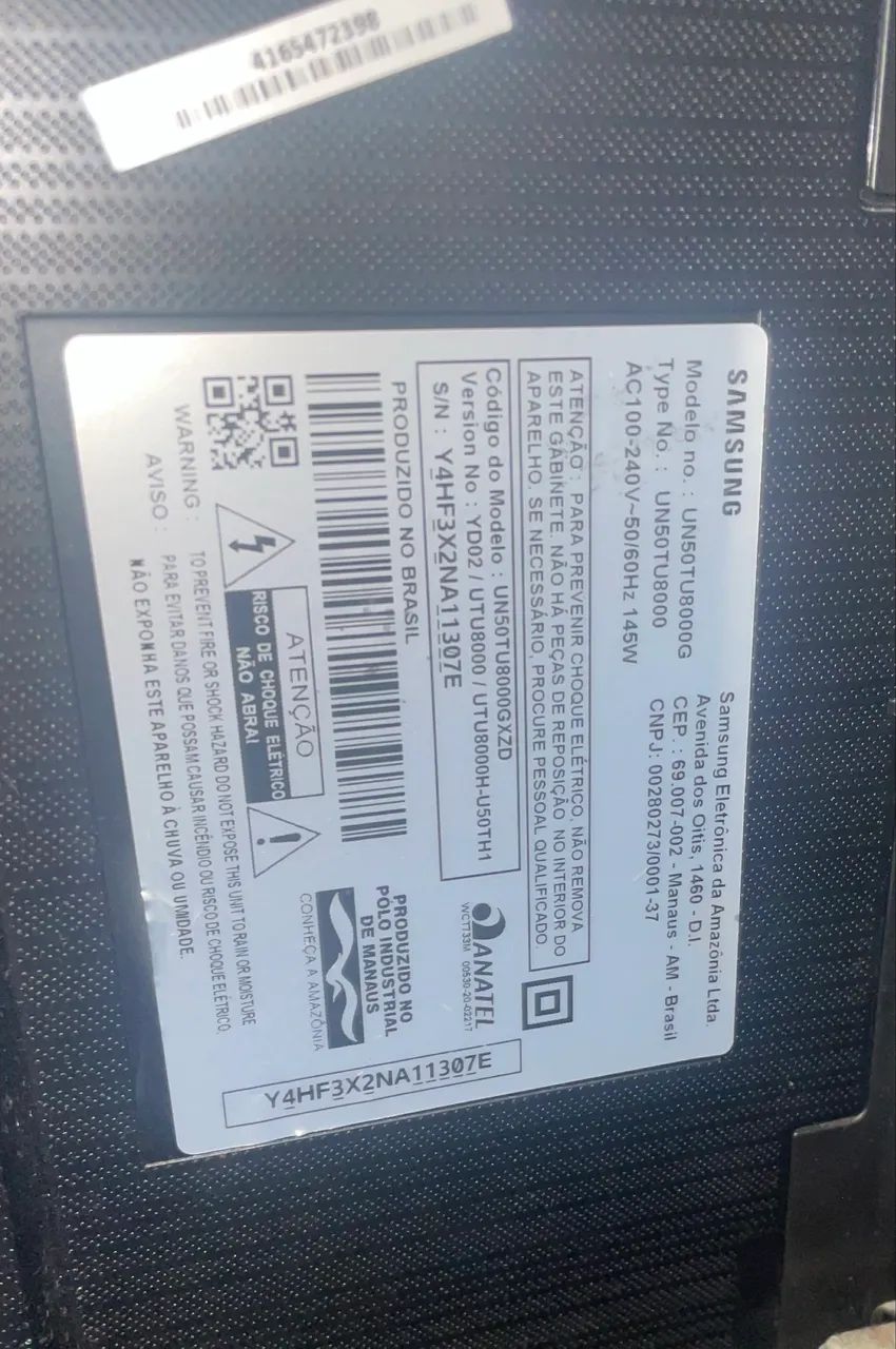 Tb Samsung 50 polegadas com defeito na tela  - Foto 2