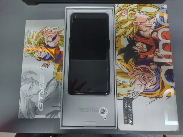 Realme GT Neo 2T 256GB (CN版) 箱/カバー付 Realme Gt Neo 2 Edição Rara Dragon Ball Z 256gb Rom 12gb Ram