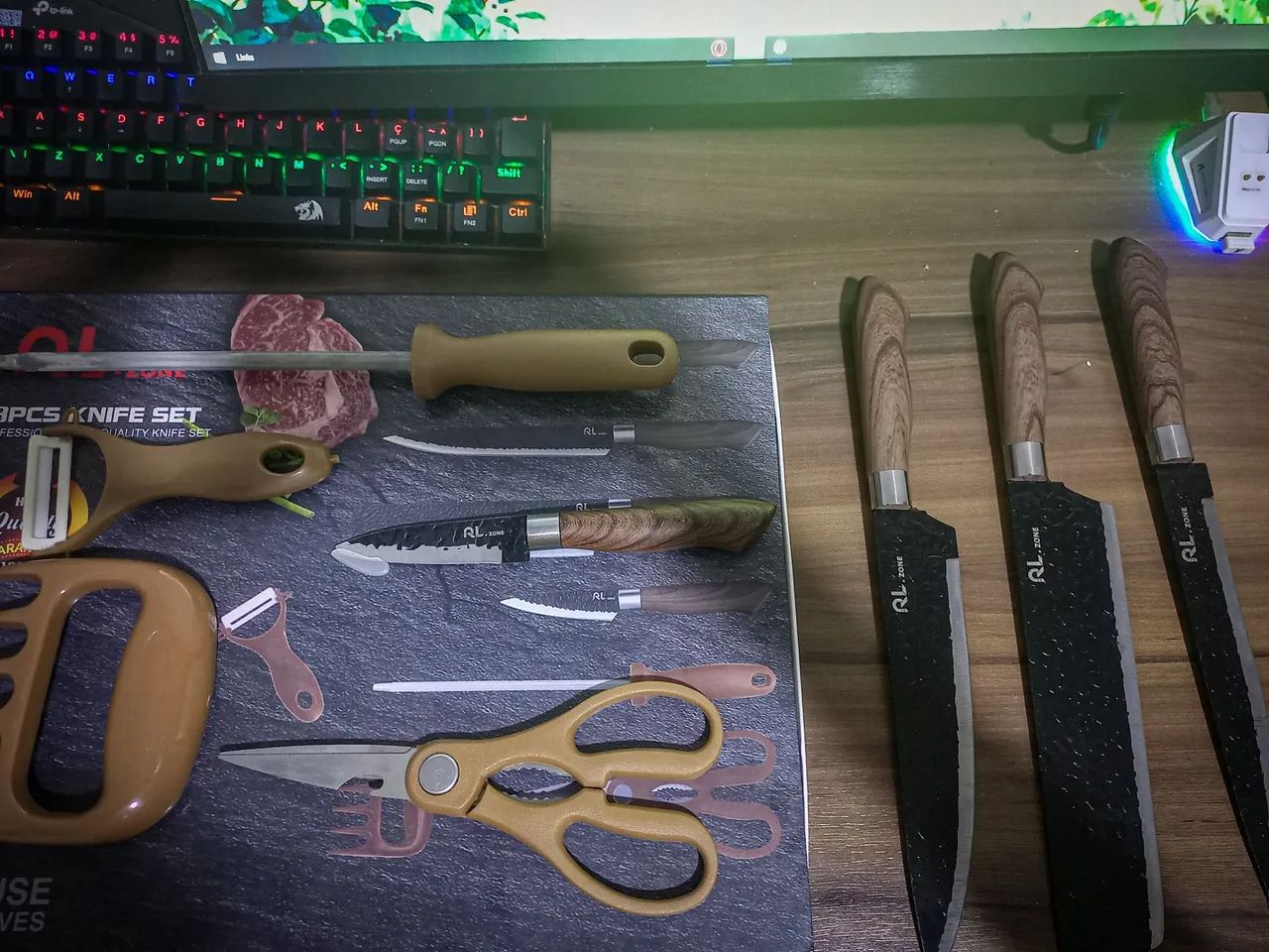 Kit de facas com 8 peças - Foto 4