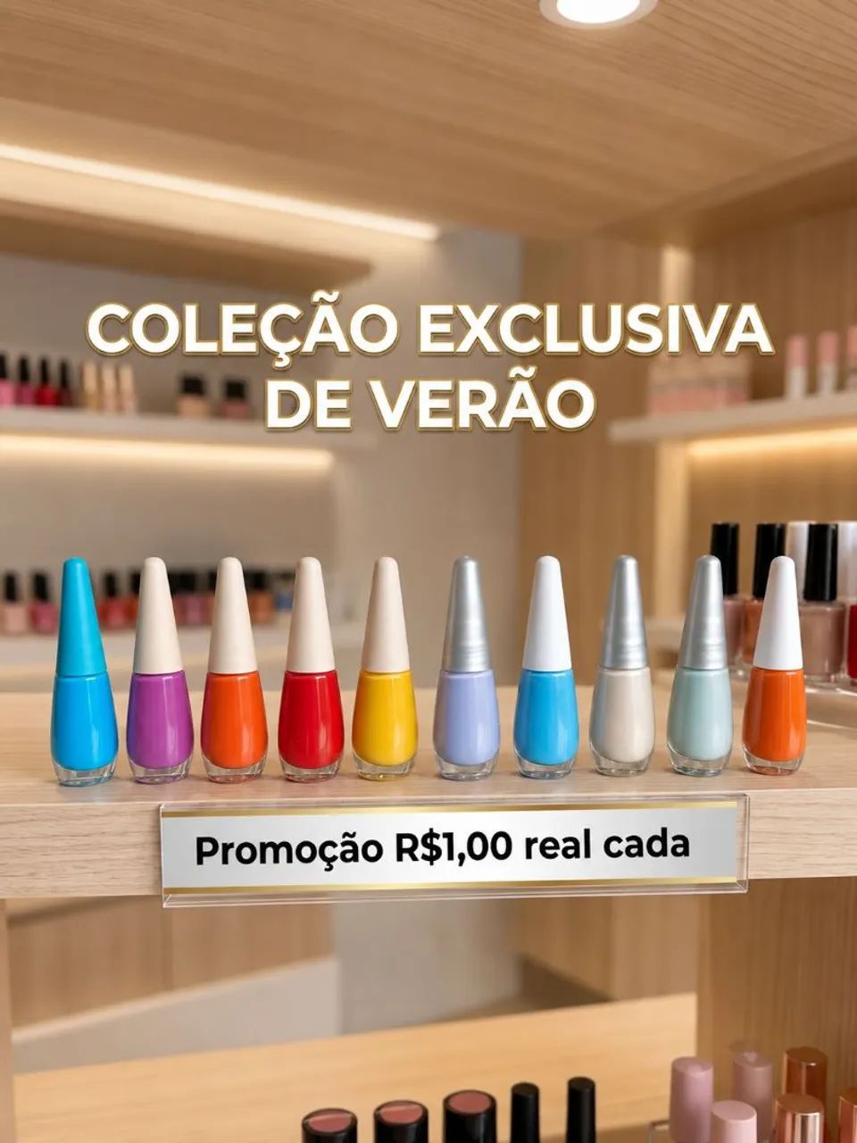 Esmaltes 1 real a unidade 