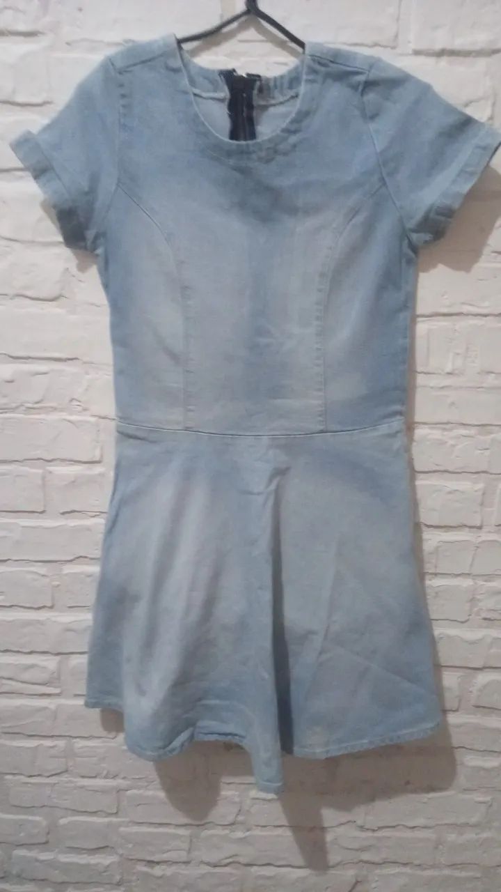 Vestido Jeans Godê Feminino M  - Foto 2