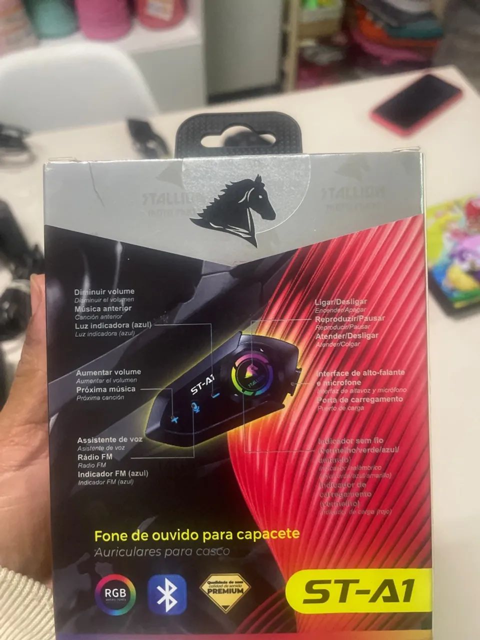 Intercomunicador original para motociclista  - Foto 2