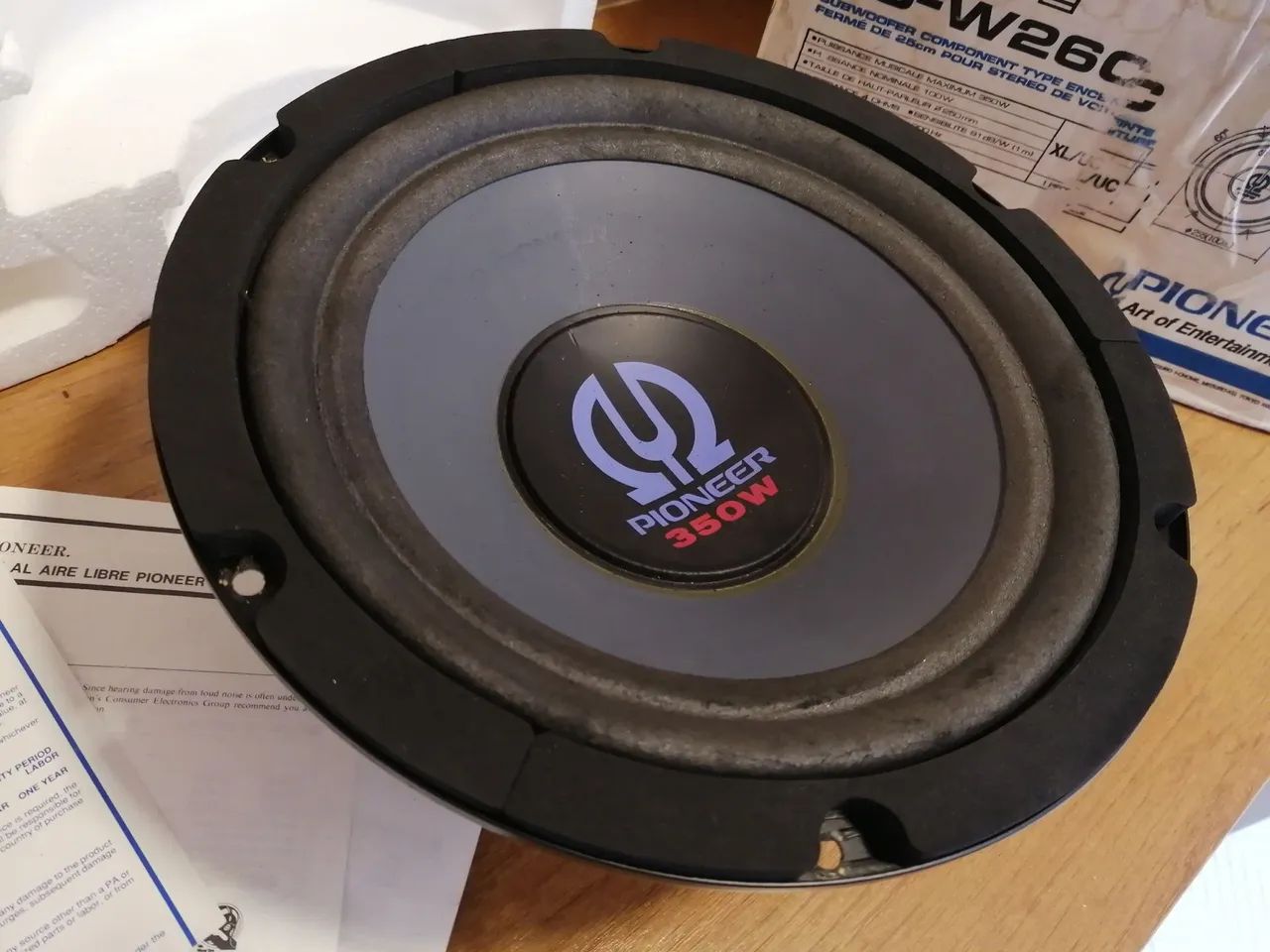Subwoofer Pioneer 10" TSW26C Zero, na Caixa!  - Foto 2