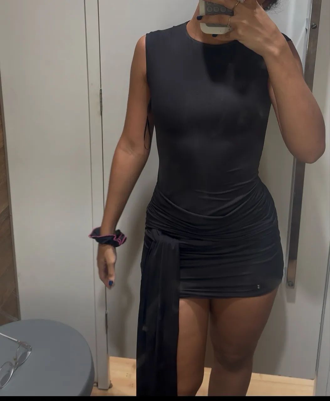 vestido preto 2 amarrações  - Foto 3