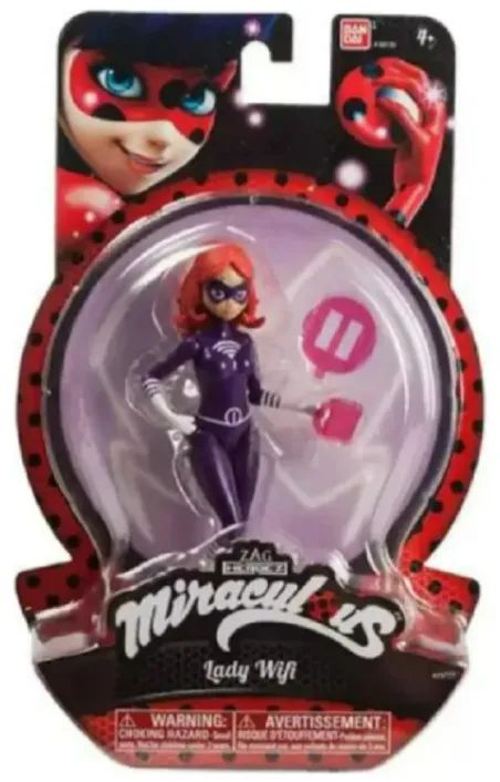 Boneca Lady Wifi - Miraculous Ladybug C/ Acessórios Sunny