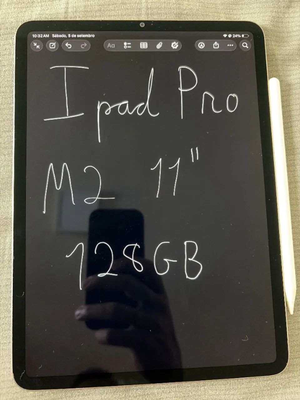 Apple Ipad Pro 11 M2 Wi-fi 128gb + Pencil Pro + Magickey - Foto 4
