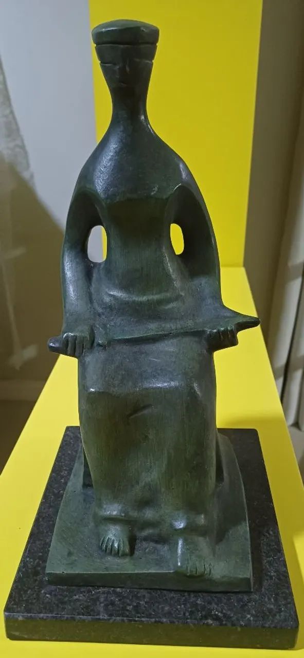 Escultura, CESCHIATTI - JUSTIÇA | ASSINADO NO VERSO DA PEÇA, Fone: * 