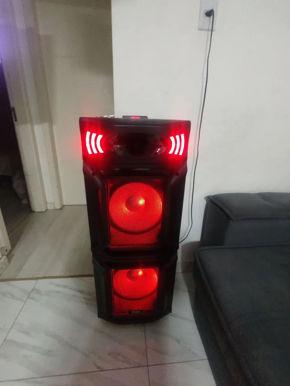 Som torre com rodinhas - Foto 3