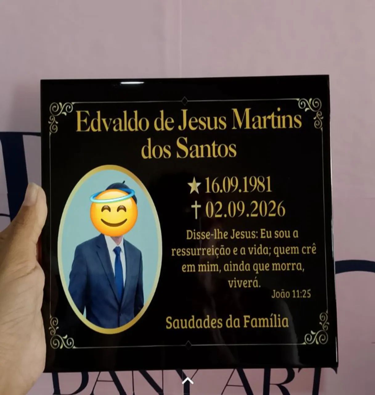 Placa para Lápide - Azulejo - Foto 5