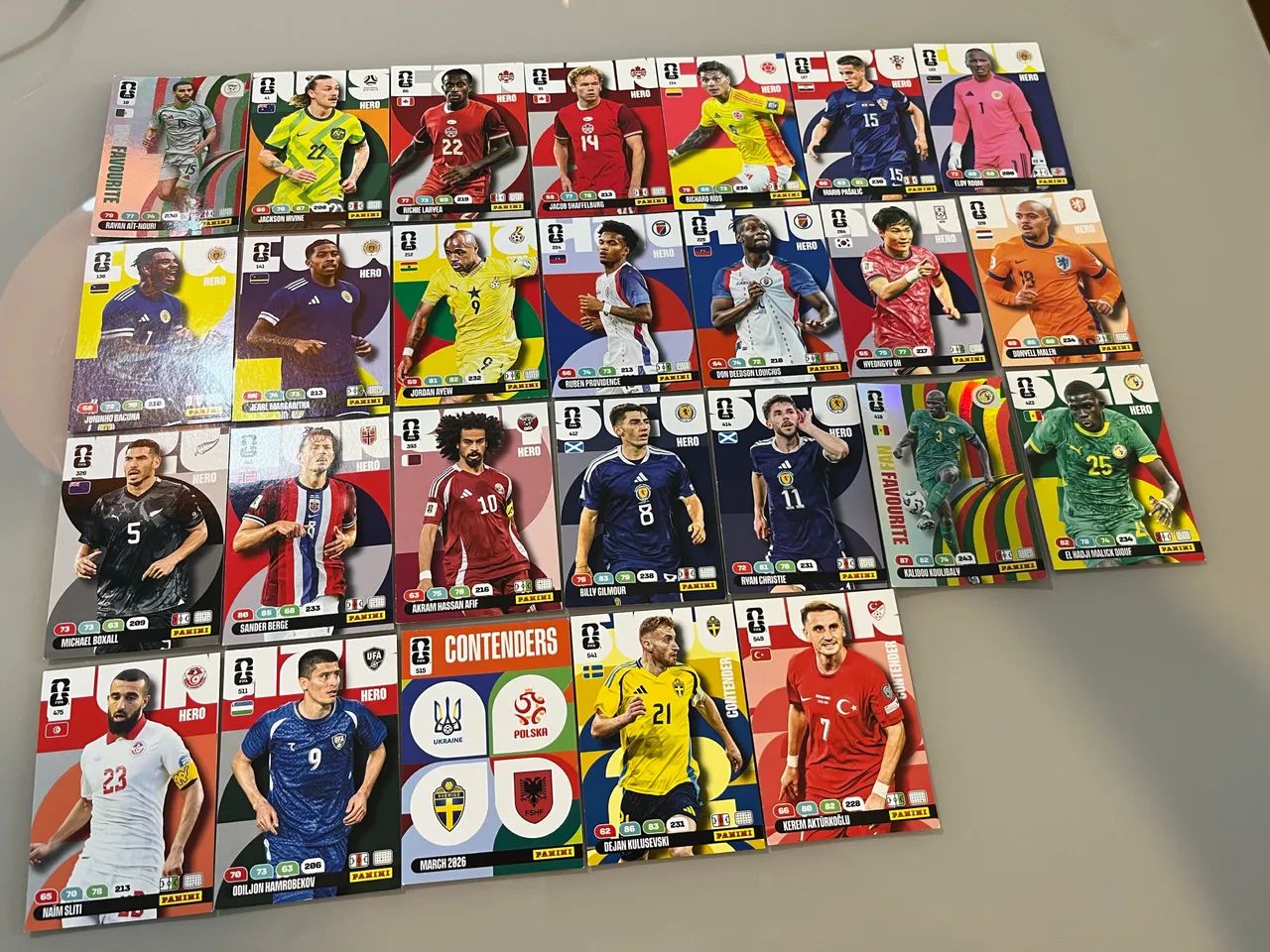 Cards copa 2026