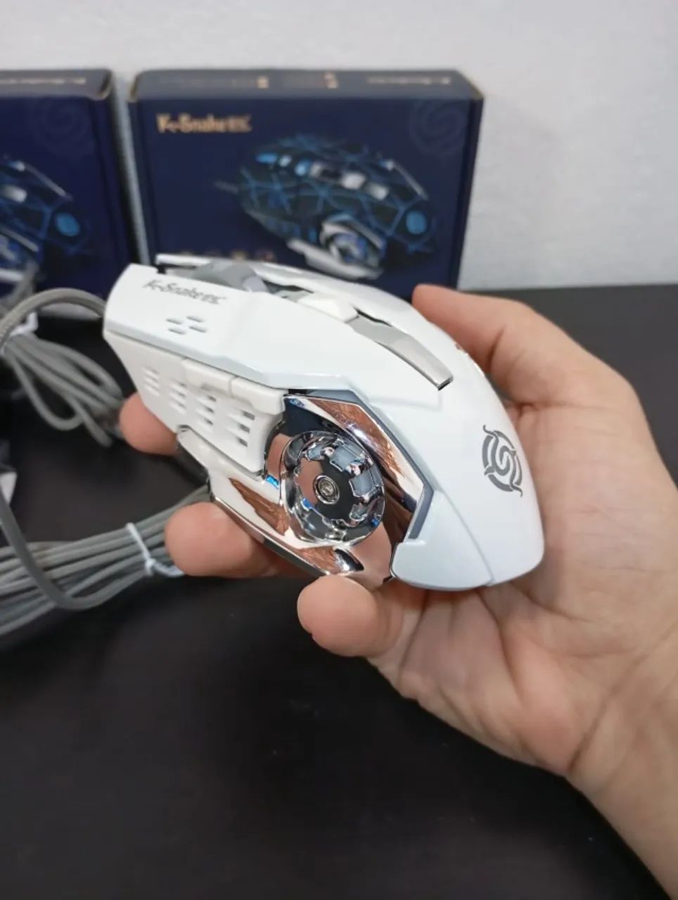 Mouse Gamer K-Snake Q5 - 6 botões  - Foto 3