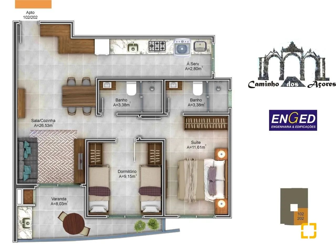 Apartamento em Açores - Foto 2