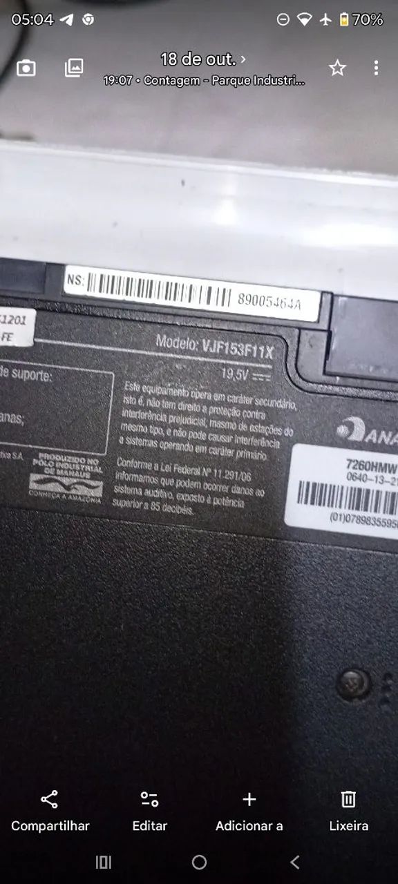 Notebook Vaio - Foto 2