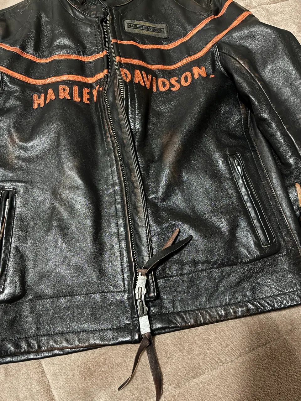 Jaqueta couro Harley Davidson S - Foto 4