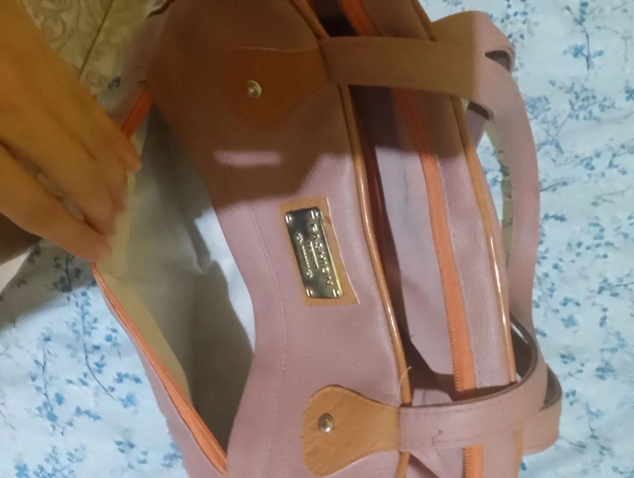 Bolsa média rosa  - Foto 3