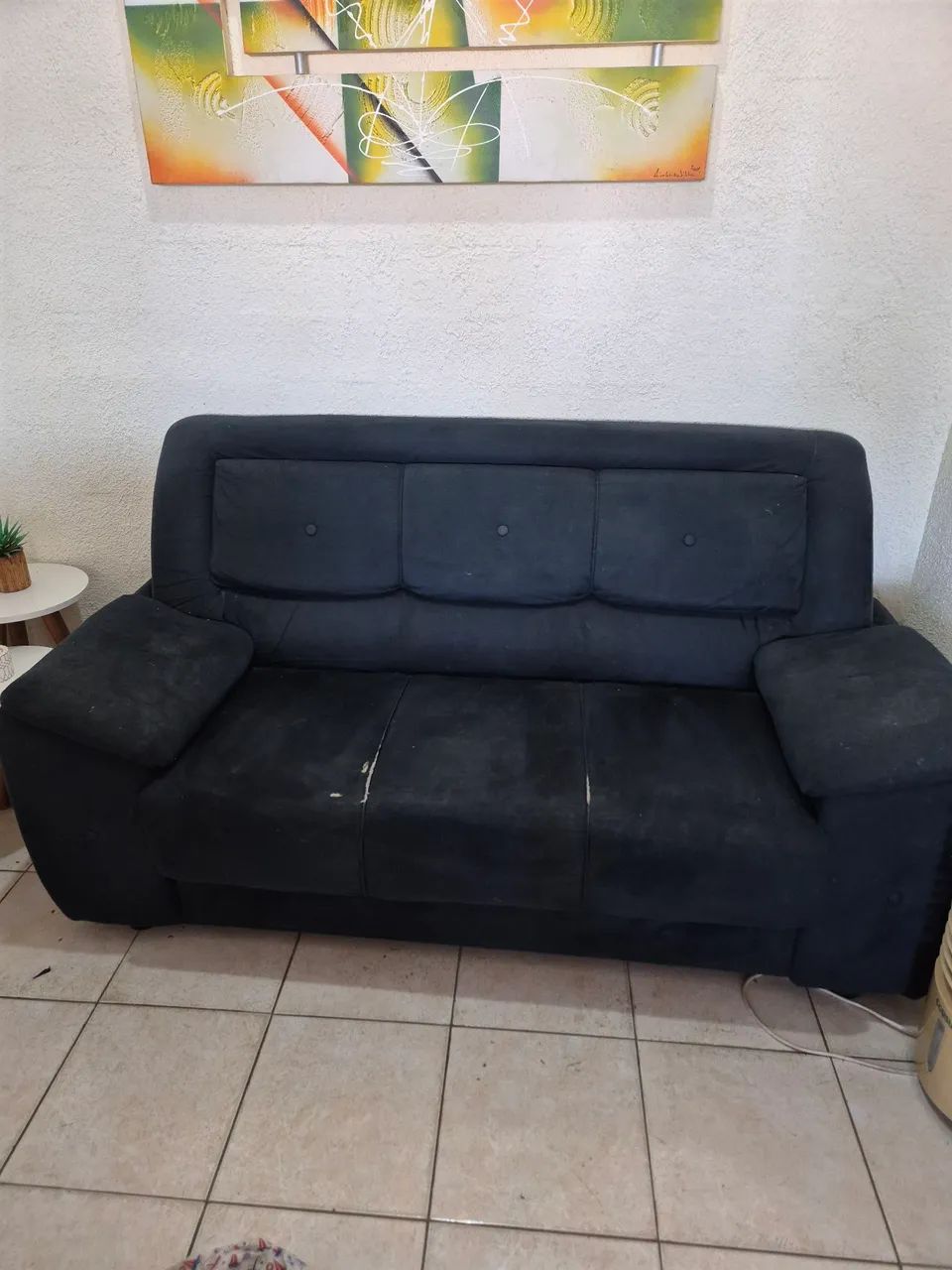 Vendo um conjunto  de sofa 2 e 3 lugares.