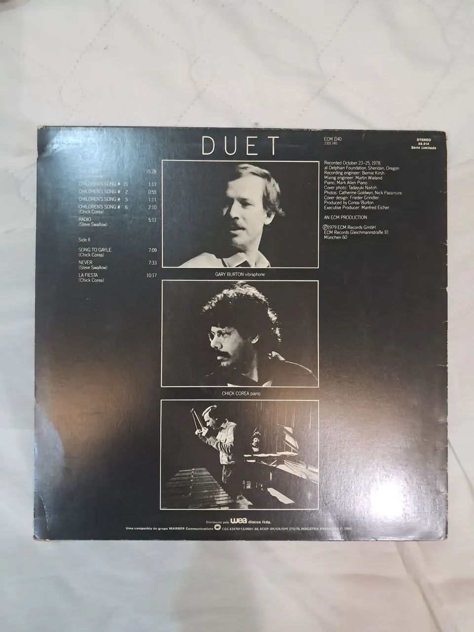 Lp Graças Burton Duet Chick Corea - Foto 2
