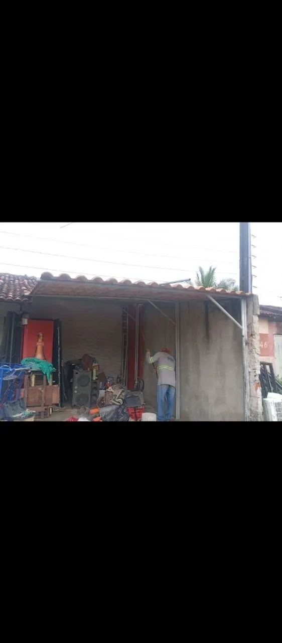 Garagem coberta 